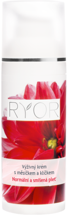 Výživný krém s měsíčkem a klíčkem NORMÁLNÍ A SMÍŠENÁ PLEŤ