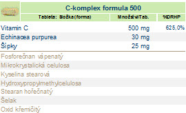 C-KOMPLEX FORMULA 500 60 tablet