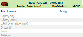 BETA KAROTEN 30 tobolek